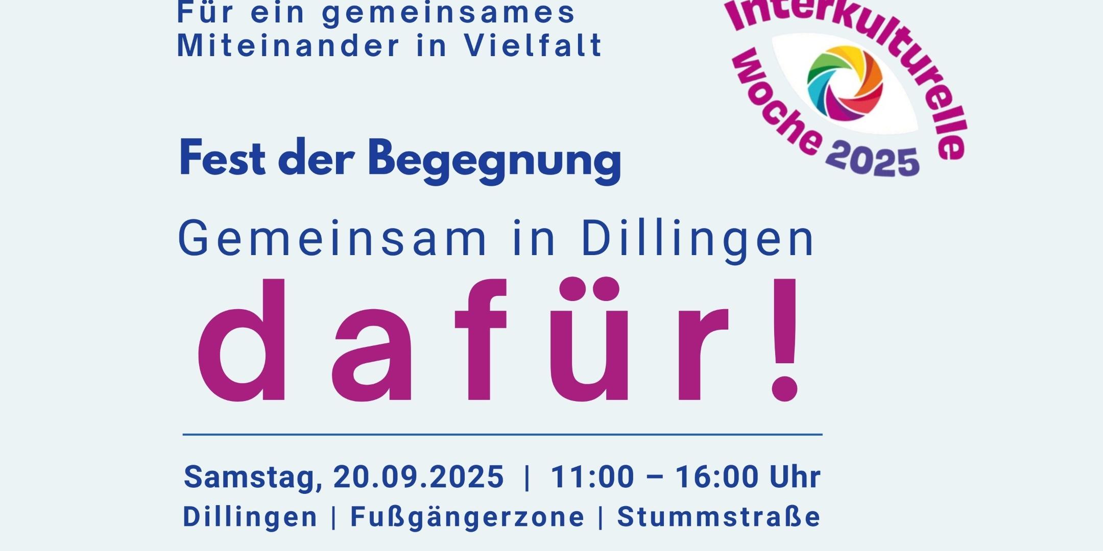 Gemeinsam in Dillingen (Instagram Post)