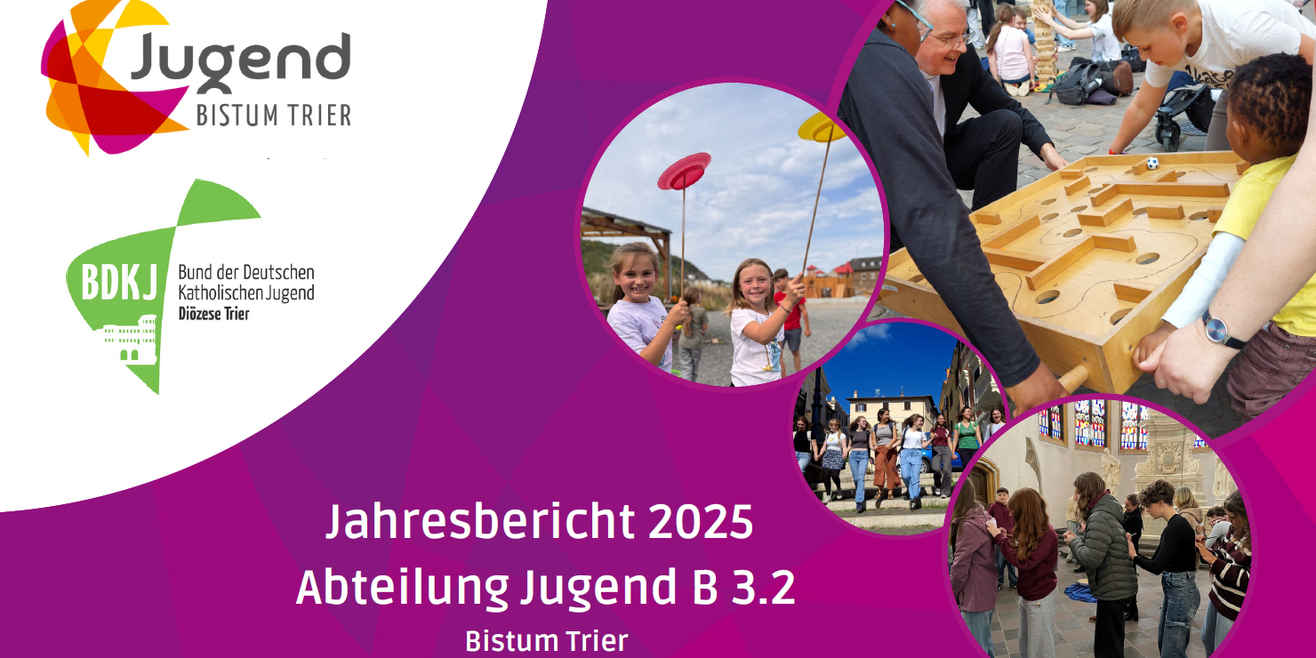 Titel_Jahresbericht Abteilung Jugend 2025 (c) Abteilung Jugend im Bistum Trier Titel_Jahresbericht Abteilung Jugend 2025